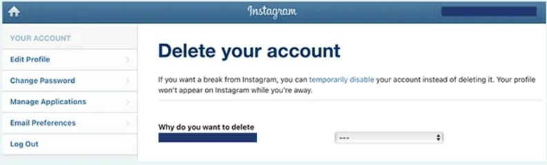 how to delete instagram account deletemyinfo - DeleteMyInfo
