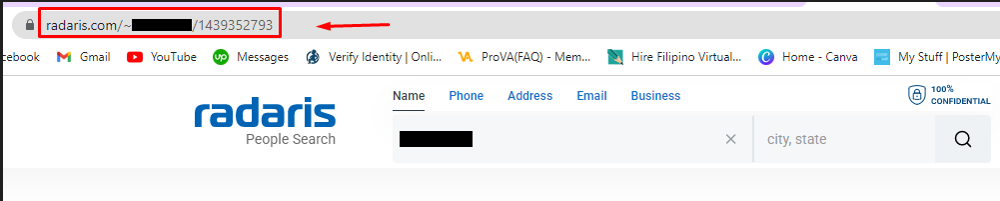 Remove Information From Radaris.com - DeleteMyInfo