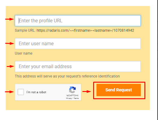 Remove Information From Radaris.com - DeleteMyInfo