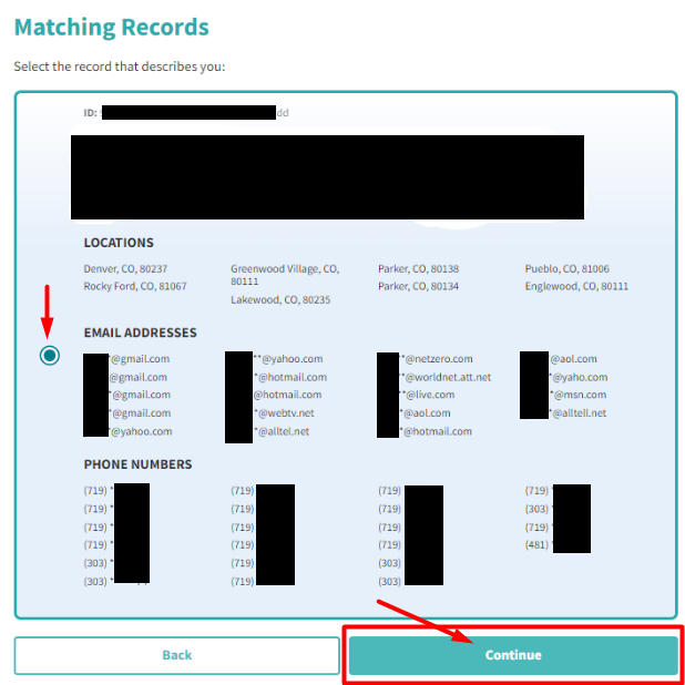 DeleteMyInfo TruthFinder opt out