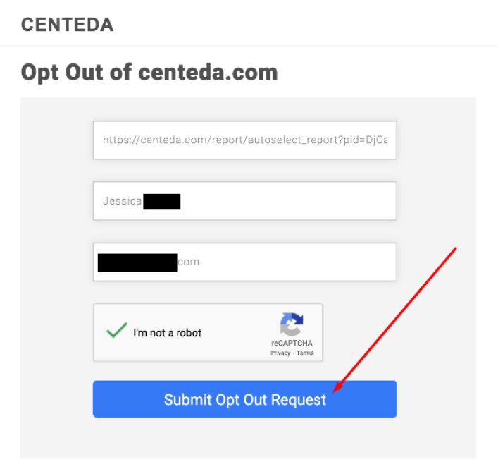 Deletemyinfo Centeda