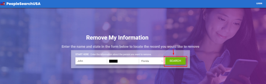 Deletemyinfo PeopleSearch