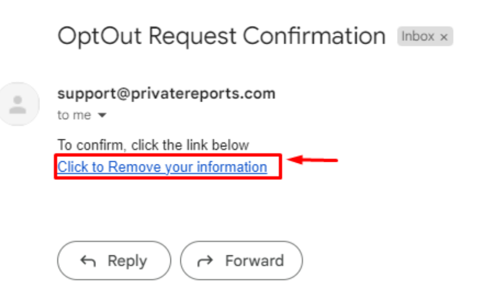 Deletemyinfo PrivateReports