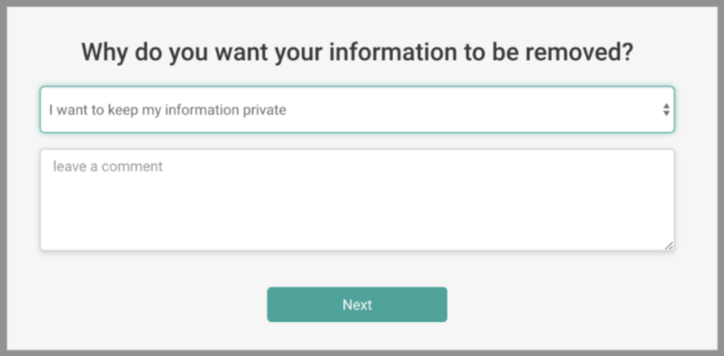 Deletemyinfo Johndoe